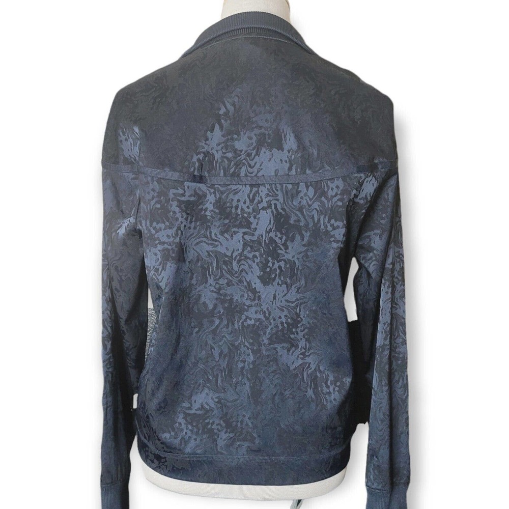 NIKE NSW Jacquard Track Blue Navy Jacket Athletic 940250-475 Womens Size Medium - Picture 6 of 8